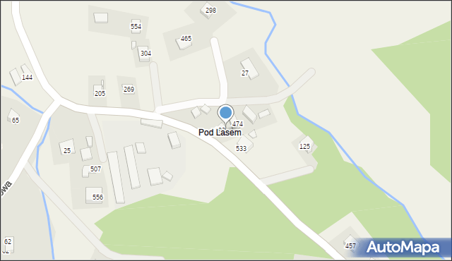 Mystków, Mystków, 582, mapa Mystków