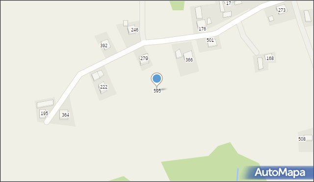 Mystków, Mystków, 595, mapa Mystków