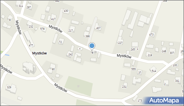 Mystków, Mystków, 6, mapa Mystków