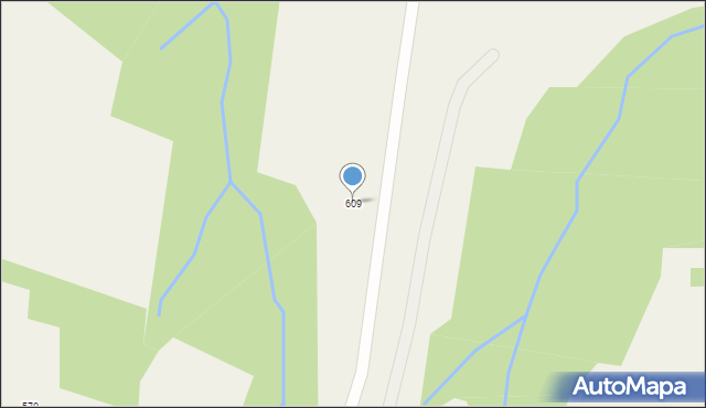 Mystków, Mystków, 609, mapa Mystków