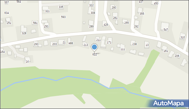 Mystków, Mystków, 622, mapa Mystków