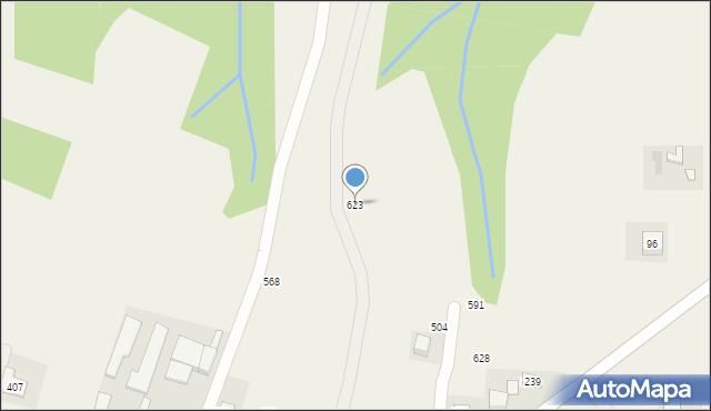 Mystków, Mystków, 623, mapa Mystków