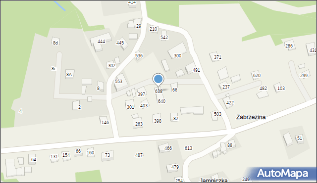 Mystków, Mystków, 638, mapa Mystków