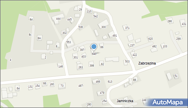 Mystków, Mystków, 640, mapa Mystków