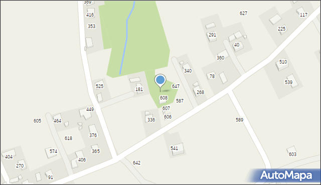 Mystków, Mystków, 646, mapa Mystków