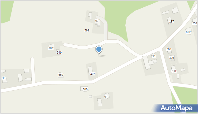 Mystków, Mystków, 650, mapa Mystków