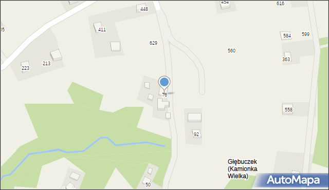 Mystków, Mystków, 76, mapa Mystków