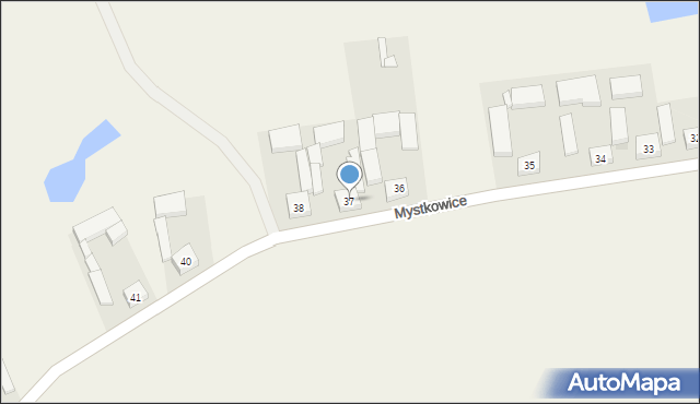 Mystkowice, Mystkowice, 37, mapa Mystkowice