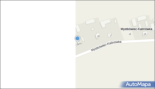 Mystkówiec-Kalinówka, Mystkówiec-Kalinówka, 19, mapa Mystkówiec-Kalinówka
