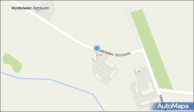 Mystkówiec-Szczucin, Mystkówiec-Szczucin, 17, mapa Mystkówiec-Szczucin