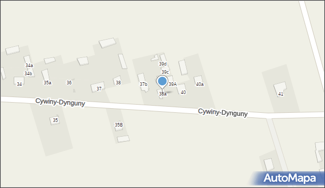 Mystkowo, Mystkowo, 38a, mapa Mystkowo