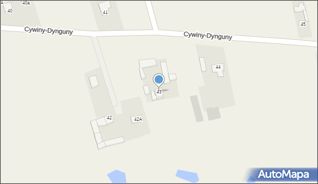 Mystkowo, Mystkowo, 43, mapa Mystkowo