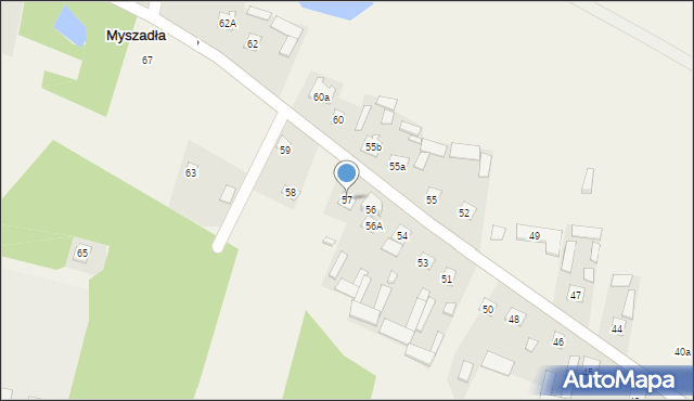 Myszadła, Myszadła, 57, mapa Myszadła