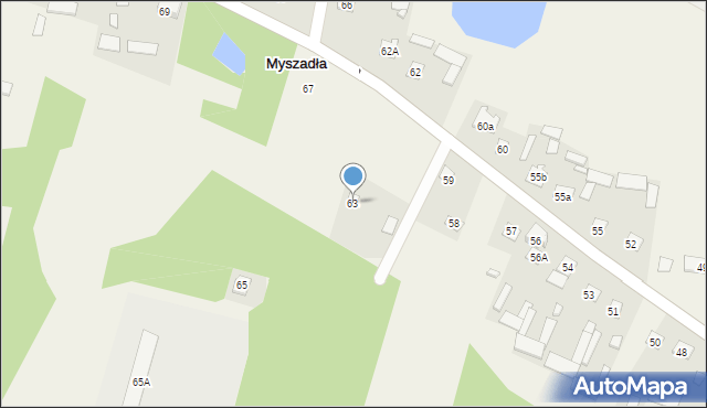 Myszadła, Myszadła, 63, mapa Myszadła