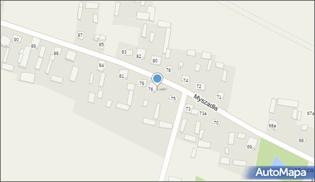 Myszadła, Myszadła, 77, mapa Myszadła