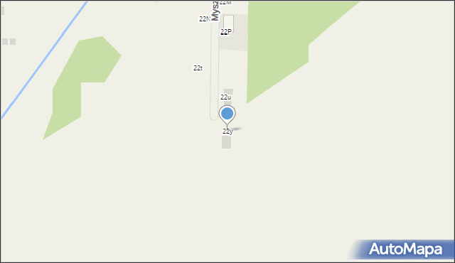 Myszaki, Myszaki, 22y, mapa Myszaki