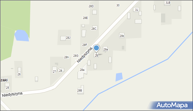 Myszaki, Myszaki, 29, mapa Myszaki