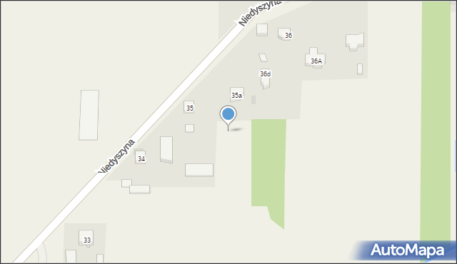 Myszaki, Myszaki, 35d, mapa Myszaki