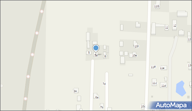 Myszaki, Myszaki, 5a, mapa Myszaki