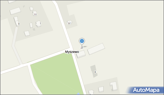 Myszewo, Myszewo, 10, mapa Myszewo