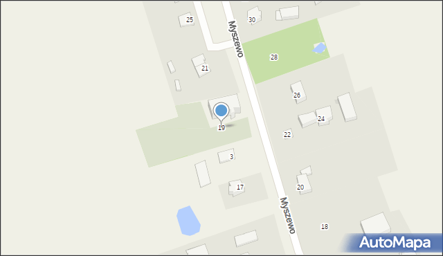 Myszewo, Myszewo, 19, mapa Myszewo