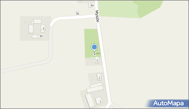 Myszki, Myszki, 4, mapa Myszki