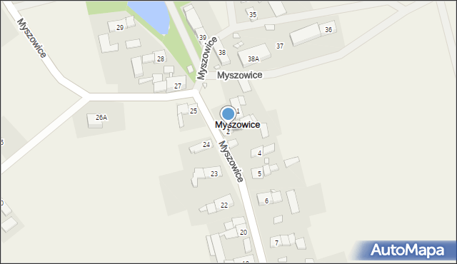 Myszowice, Myszowice, 2, mapa Myszowice