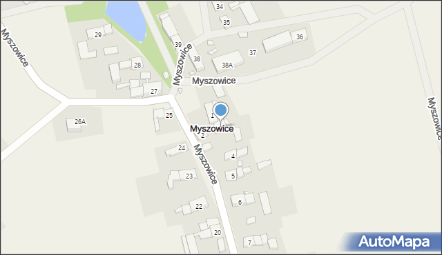 Myszowice, Myszowice, 3, mapa Myszowice