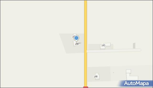 Myszyniec Stary, Myszyniec Stary, 18E, mapa Myszyniec Stary