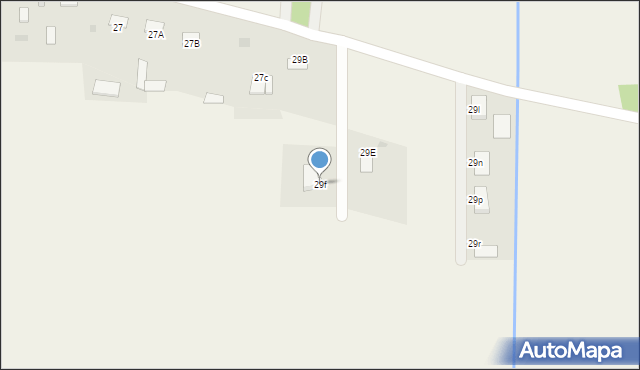 Myszyniec Stary, Myszyniec Stary, 29f, mapa Myszyniec Stary