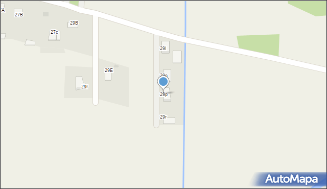 Myszyniec Stary, Myszyniec Stary, 29p, mapa Myszyniec Stary