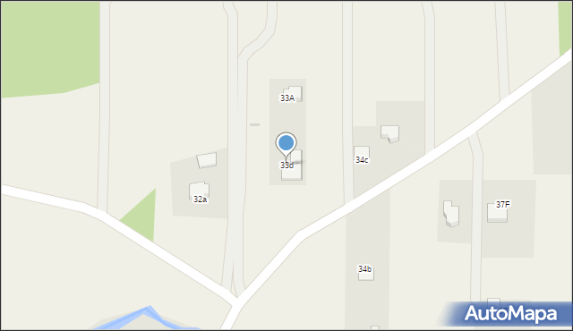 Myszyniec Stary, Myszyniec Stary, 33d, mapa Myszyniec Stary