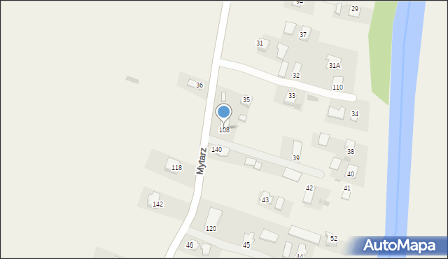 Mytarz, Mytarz, 108, mapa Mytarz