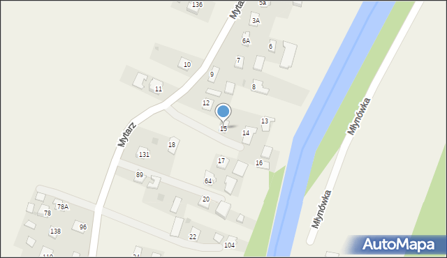 Mytarz, Mytarz, 15, mapa Mytarz