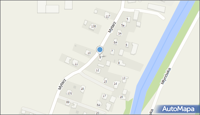 Mytarz, Mytarz, 9, mapa Mytarz