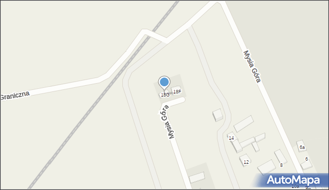Nieborowice, Mysia Góra, 18G, mapa Nieborowice