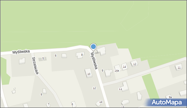 Rakowiec, Myśliwska, 7, mapa Rakowiec