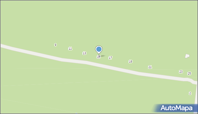 Redlanka, Myśliwska, 15, mapa Redlanka