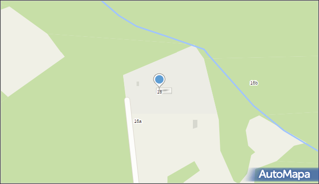 Różanki, Myśliwska, 18, mapa Różanki