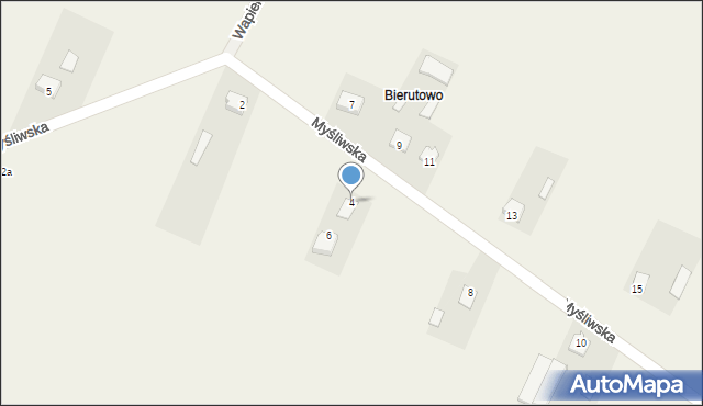 Ruchna, Myśliwska, 4, mapa Ruchna