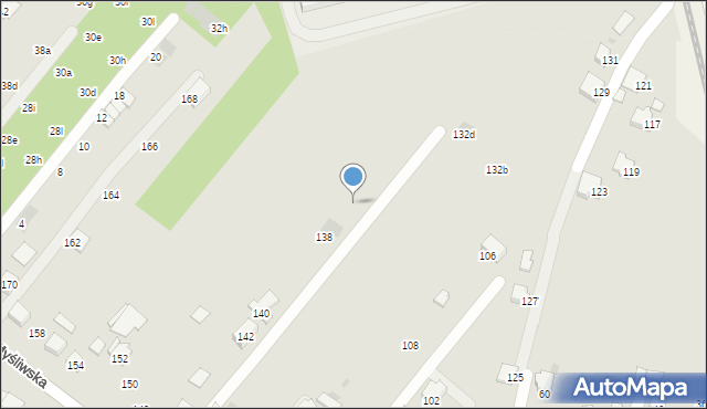 Rzeszów, Myśliwska, 136, mapa Rzeszów