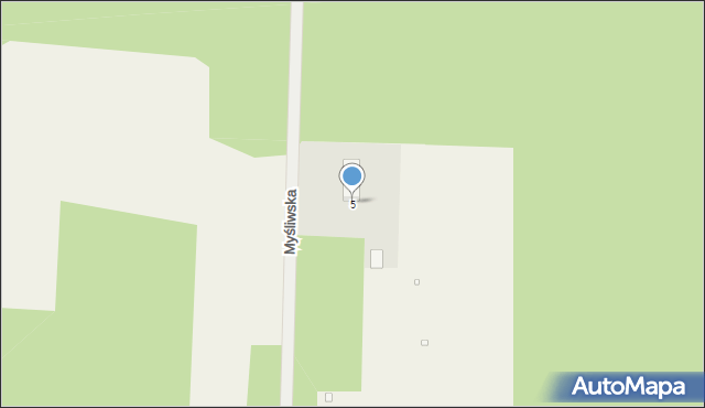 Suchodół, Myśliwska, 5, mapa Suchodół