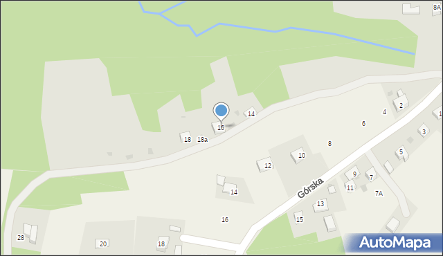 Świątniki Górne, Myślenicka, 16, mapa Świątniki Górne