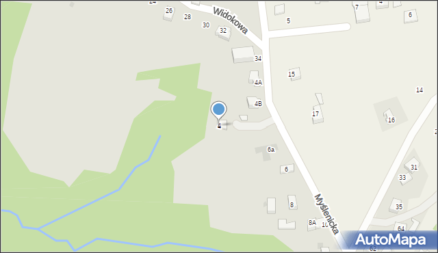 Świątniki Górne, Myślenicka, 4, mapa Świątniki Górne