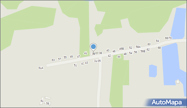 Tomaszów Mazowiecki, Myśliwska, 39, mapa Tomaszów Mazowiecki