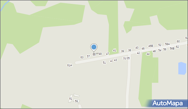 Tomaszów Mazowiecki, Myśliwska, 55, mapa Tomaszów Mazowiecki