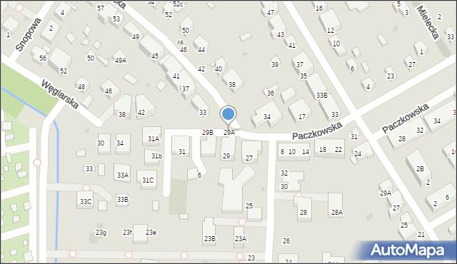 Warszawa, Mydlarska, 29A, mapa Warszawy