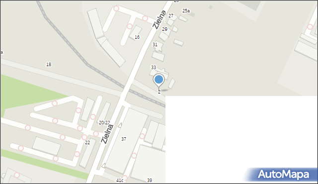 Włocławek, Myśliwska, 2, mapa Włocławka