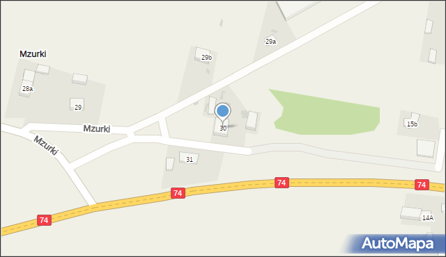 Mzurki, Mzurki, 30, mapa Mzurki