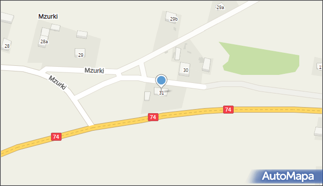 Mzurki, Mzurki, 31, mapa Mzurki